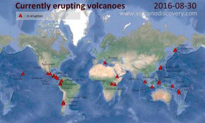 ज्वालामुखीय गतिविधि और उत्तर-ज्वालामुखी घटनाएँ - कीचड़ प्रवाह, भूतापीय झरने, थर्मल स्नान, गीजर ज्वालामुखीय गतिविधि