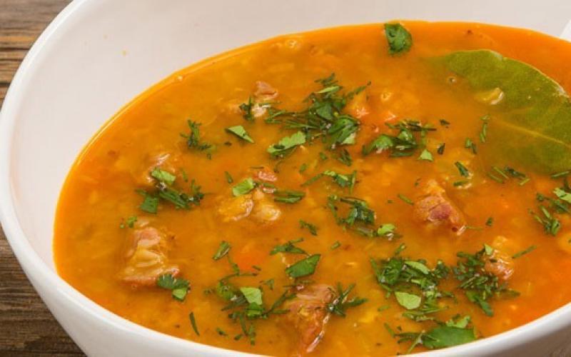 मांस के साथ दाल का सूप कैसे पकाएं दाल और आलू के साथ बीफ सूप