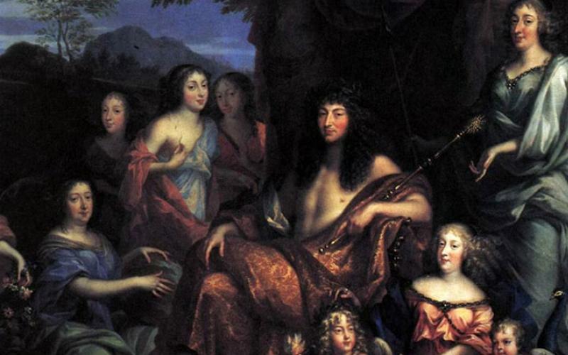 Sun King Louis XIV and the English kings